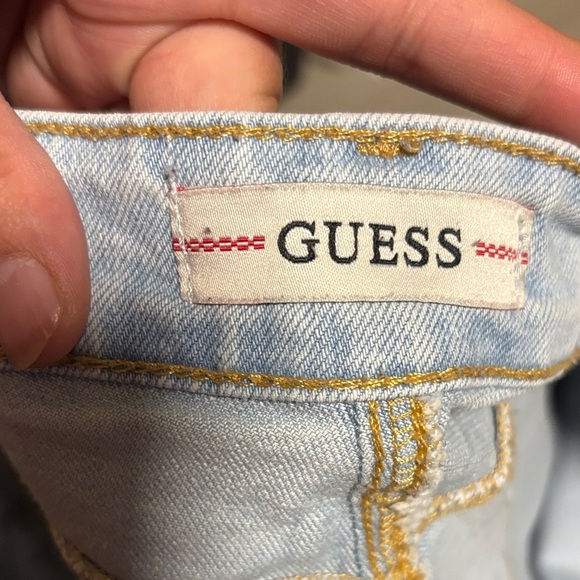 Guess Women's Light Blue Straight Leg Jeans - Picture 2 of 5